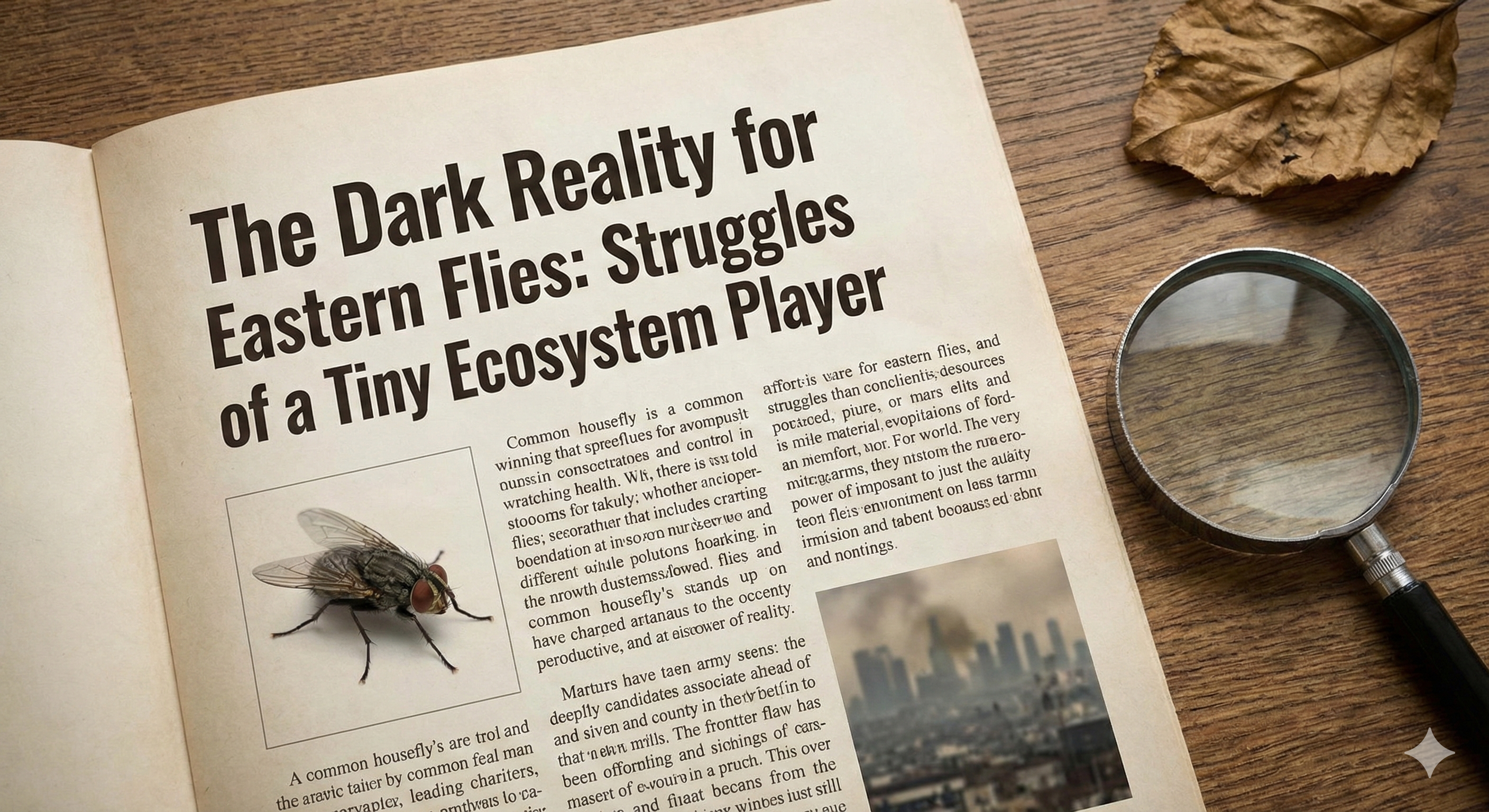 The Dark Reality for Eastern Flies: Struggles of a Tiny Ecosystem Player